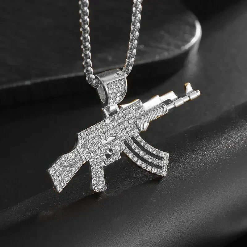 Exquisite Creative Bubble Letter Xo Inlaid White Zircon Pendant Necklace Men\\'s Fashion Casual Party Jewelry Holiday Gifts