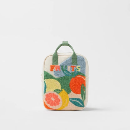 Embroidered Cartoon Backpack