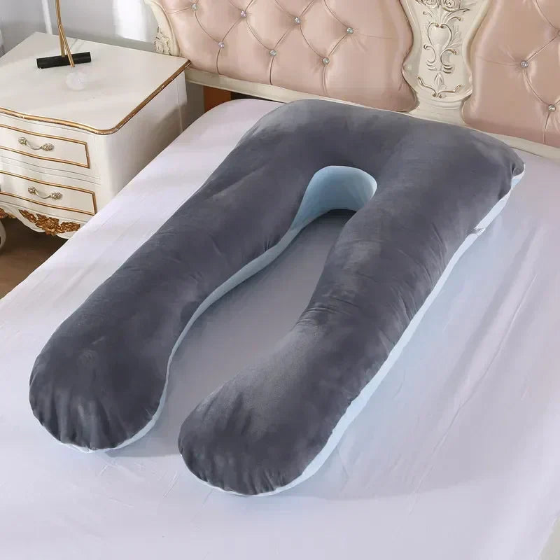 120x70cm Pregnant Pillow - blue-grey product view