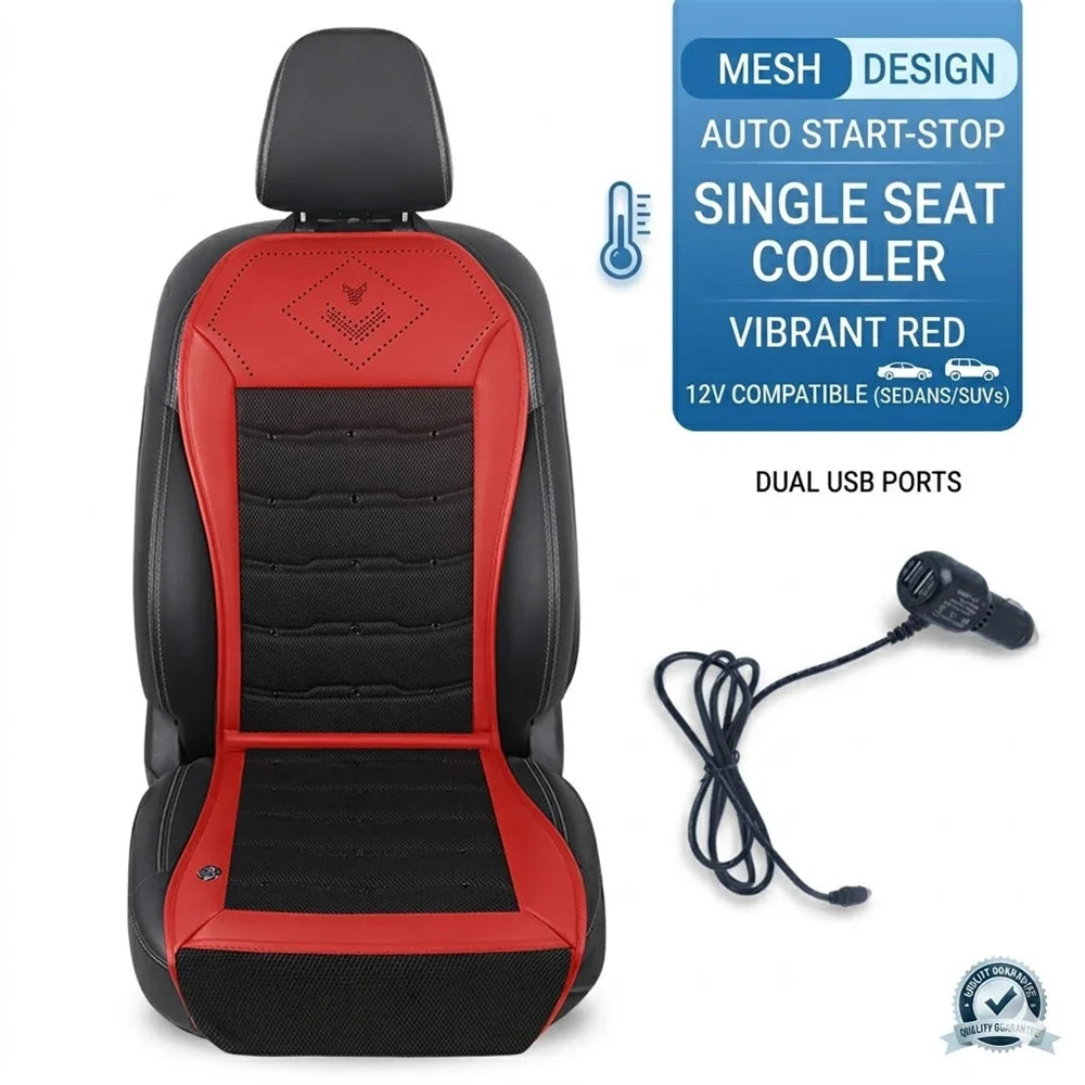 Ventilated Sheet 12v Car Seat Cover Vehicle Summer Cushion Smart Auto Start/Stop Universal Cooling Car Seat Ventilation Sheet
