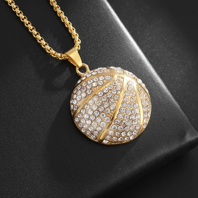 Exquisite Creative Bubble Letter Xo Inlaid White Zircon Pendant Necklace Men\\'s Fashion Casual Party Jewelry Holiday Gifts