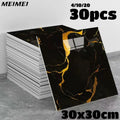 Waterproof Peel and Stick Marble Wall Tiles11.8x11.8 in Self Adhesive PVC Panels for Bathroom Kitchen and Living Room