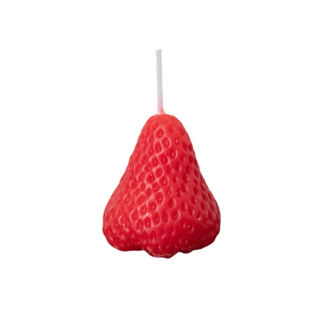 5pcs Strawberries Candles Gifts,Aromatherapy Candle for Wedding Receptions,Birthday Parties,Holiday Celebration Supplies