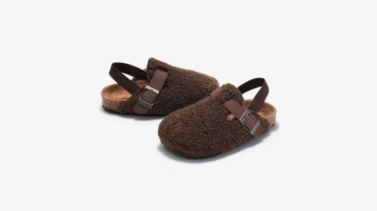 Unisex Kids' Wool Slip-On Moccasins