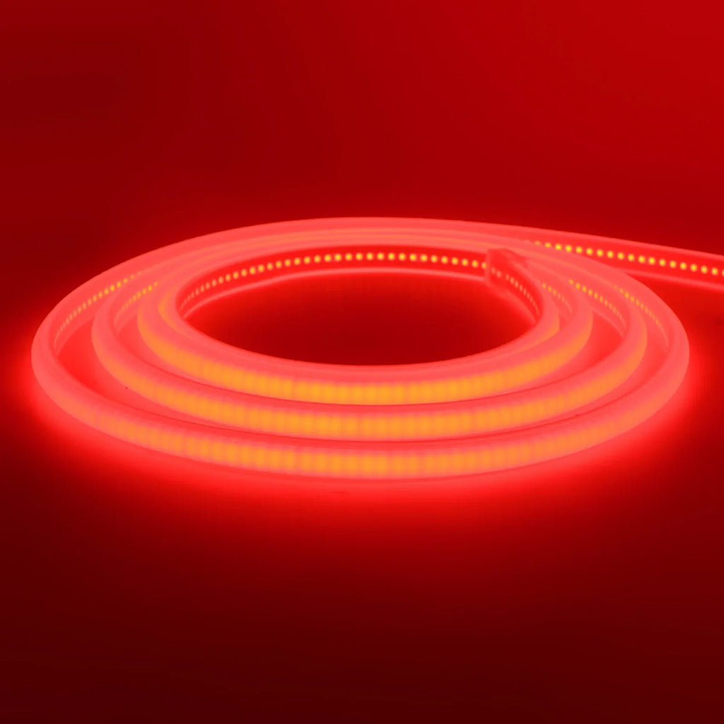 AC 220V COB Neon Light 288Leds/M White Red Ice Blue Pink Yellow Purple Green High Bright CRI RA90 Waterproof Ribbon LED Strip
