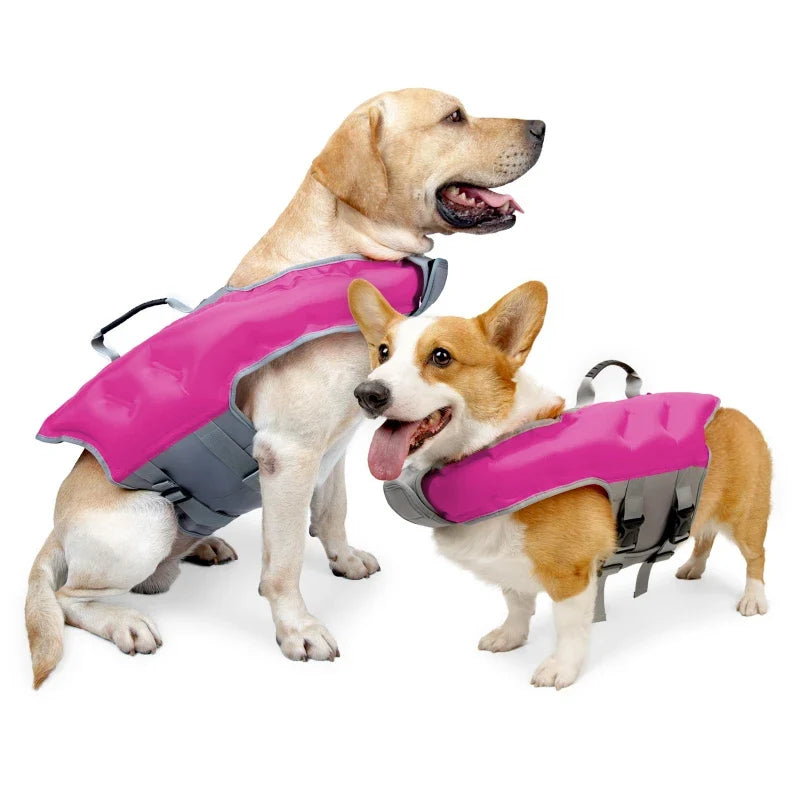 1PC Pet Supplies Dog Clothes Summer Inflatable Swimsuits Portable Pet Life Jackets, and Air Pumps Are Included Life Jackets