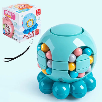 WEIQUEEN New Six-sided Rotation Finger Bean Intelligence Gyro Antistress