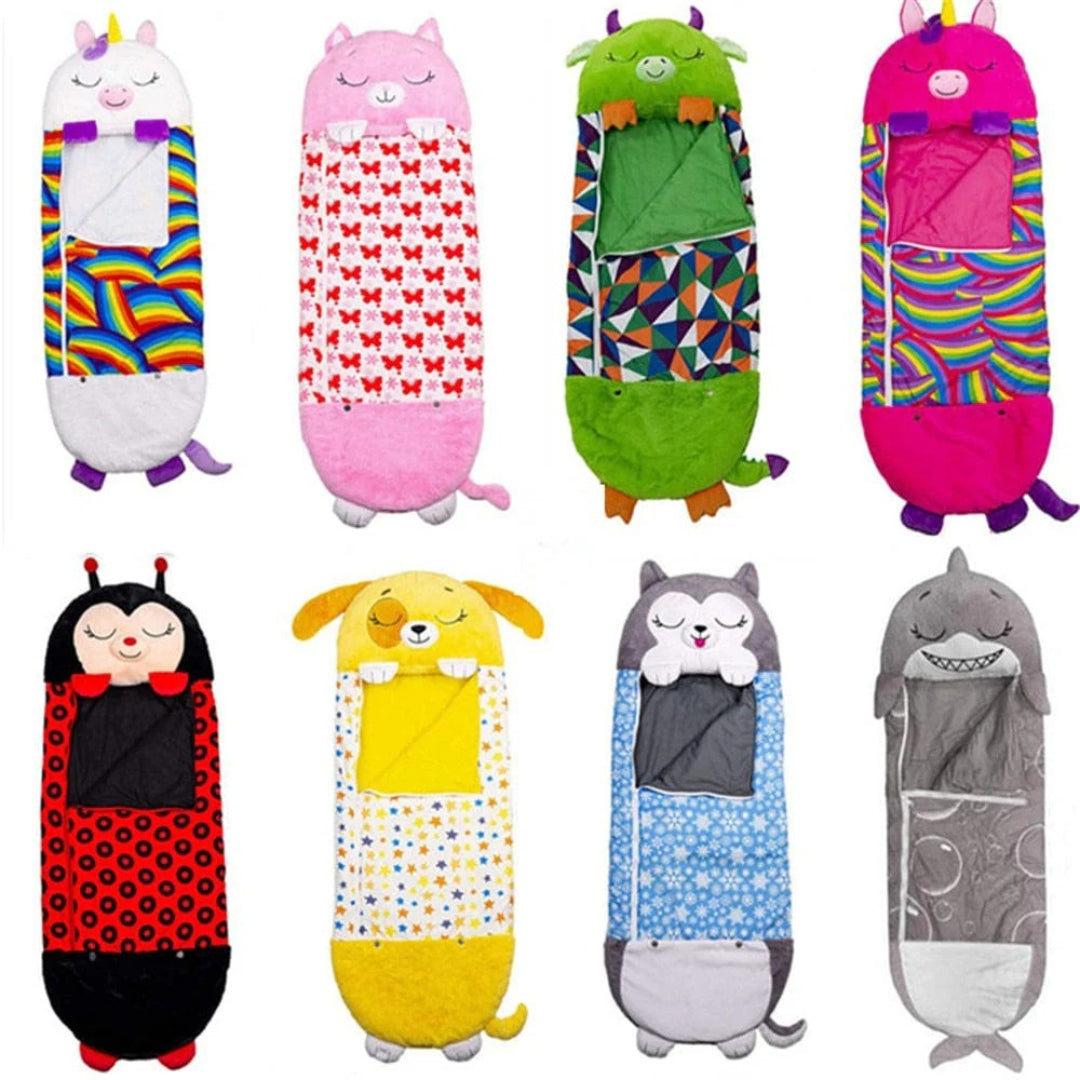 Kids' Animal-Themed Sleeping Bag and Sleep Sack