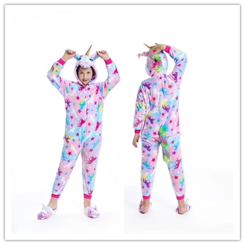 Unicorn Hooded Pajama
