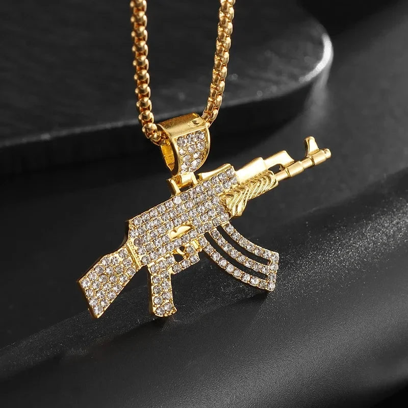 Exquisite Creative Bubble Letter Xo Inlaid White Zircon Pendant Necklace Men\\'s Fashion Casual Party Jewelry Holiday Gifts