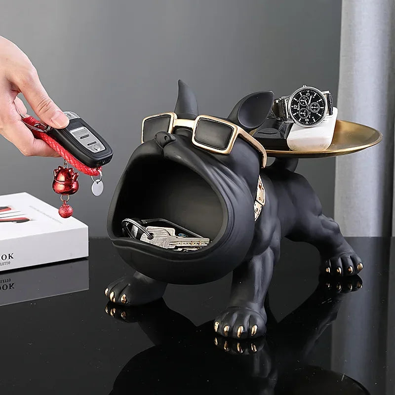 8inch Home Decor Bulldog Figurine Dog - A product view