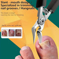 1Pieces Heavy-Duty Stainless Steel Nail Clipper, Thick Toenail & Fingernail Clipper for Adults, Professional-Grade Curved Blade