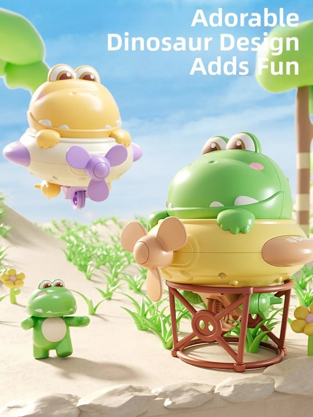 Cartoon Electric Balancing Dinosaur Toy Rechargeable Unicycle Balanced Spinning Top Toy Self-Balancing Tightrope Walking Toys