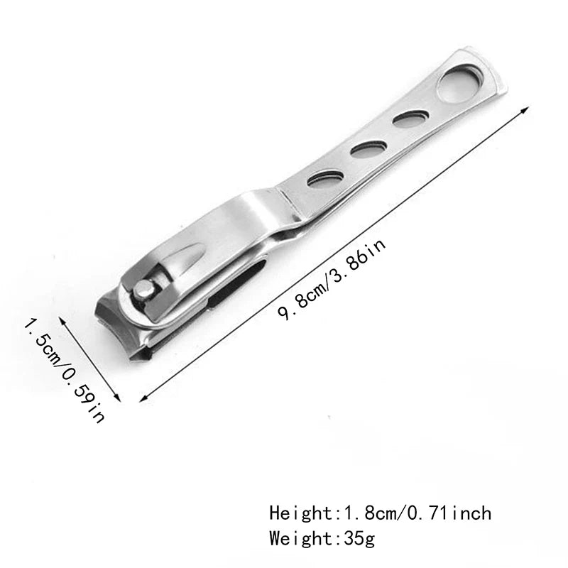 Nail Clippers Cuticle Clipper,  Large Stainless Steel Nail Cutter With 360-Degree Rotating Head, Fingernails Toenails Clippers F