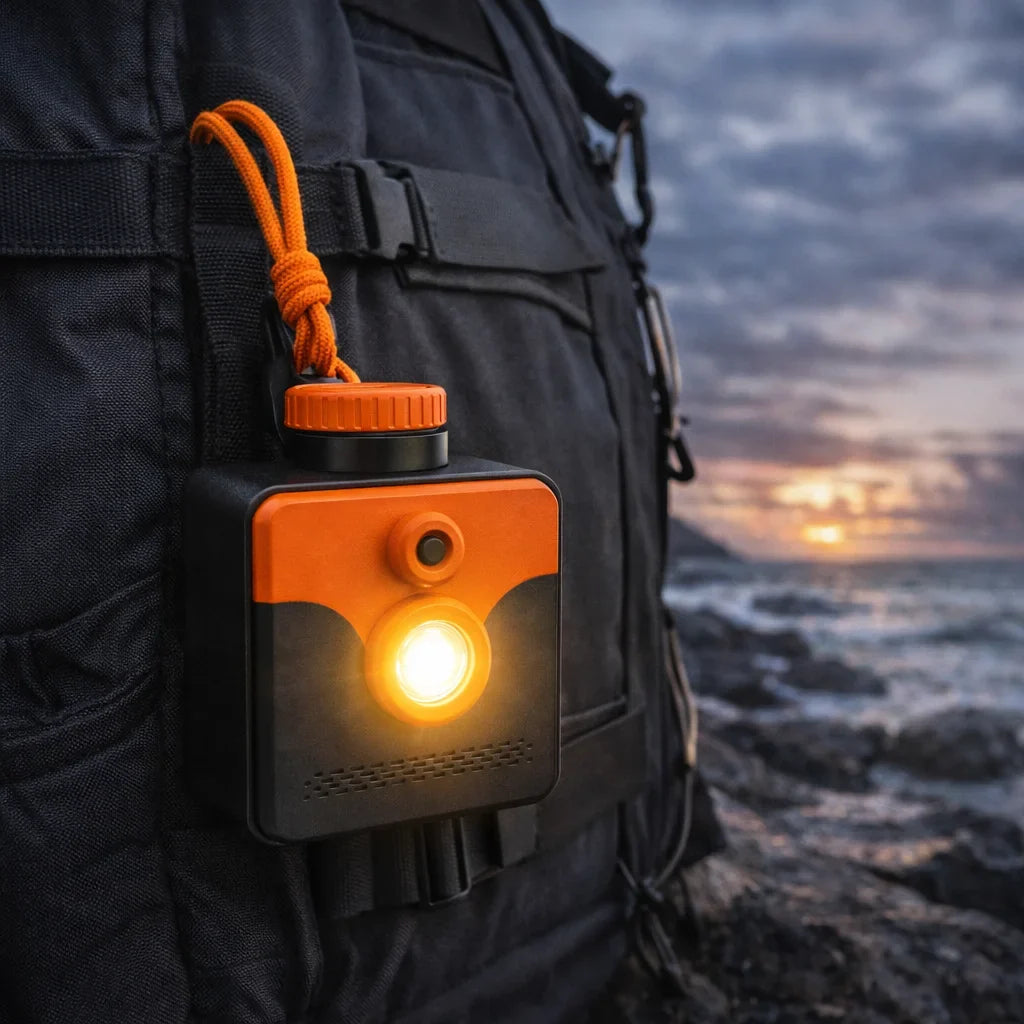 Salt Water Lamp Outdoor Portable Lantern Garden Tent Camp Backyard Fishing Camping Light Used for 300-400 Hours