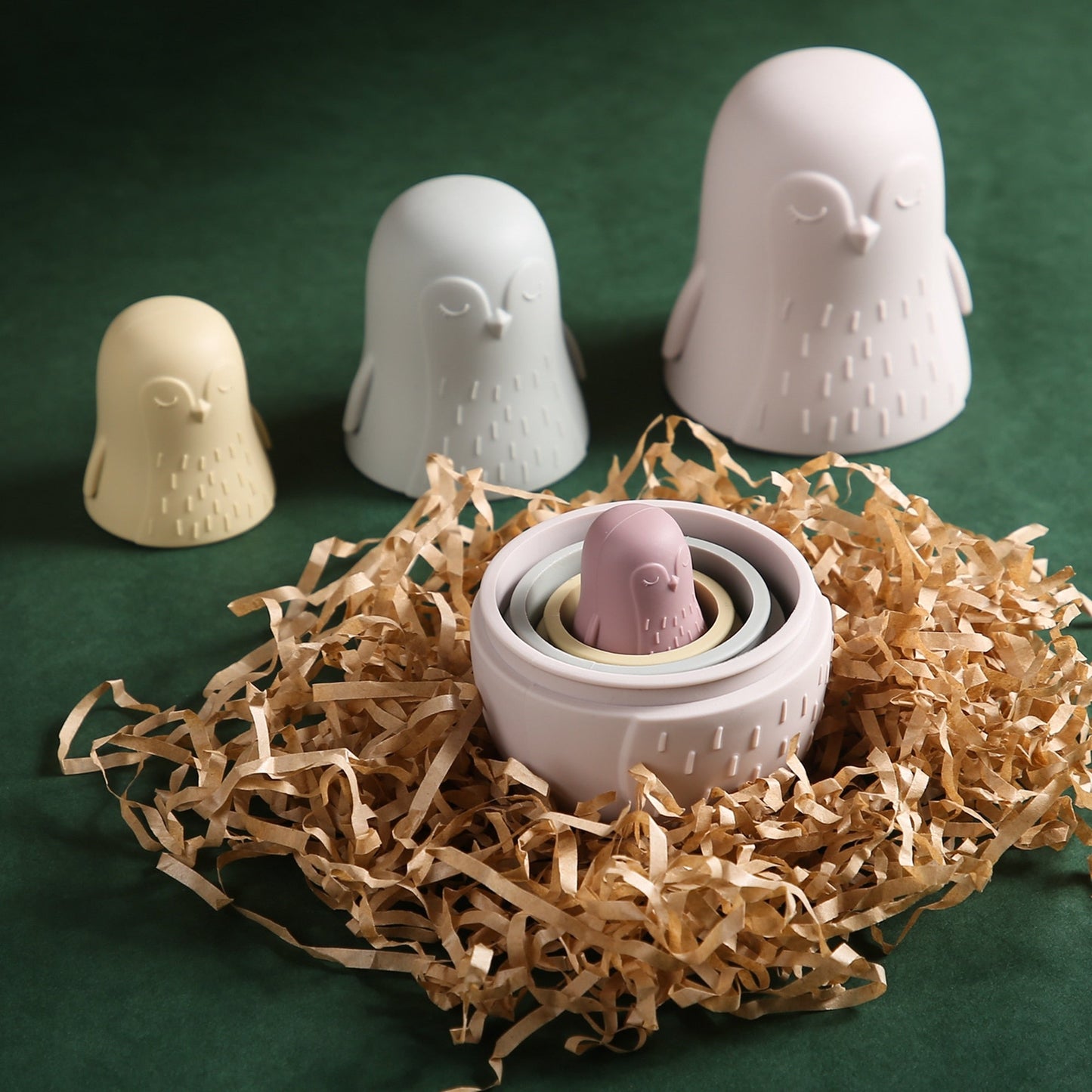 Silicone Nesting Birds