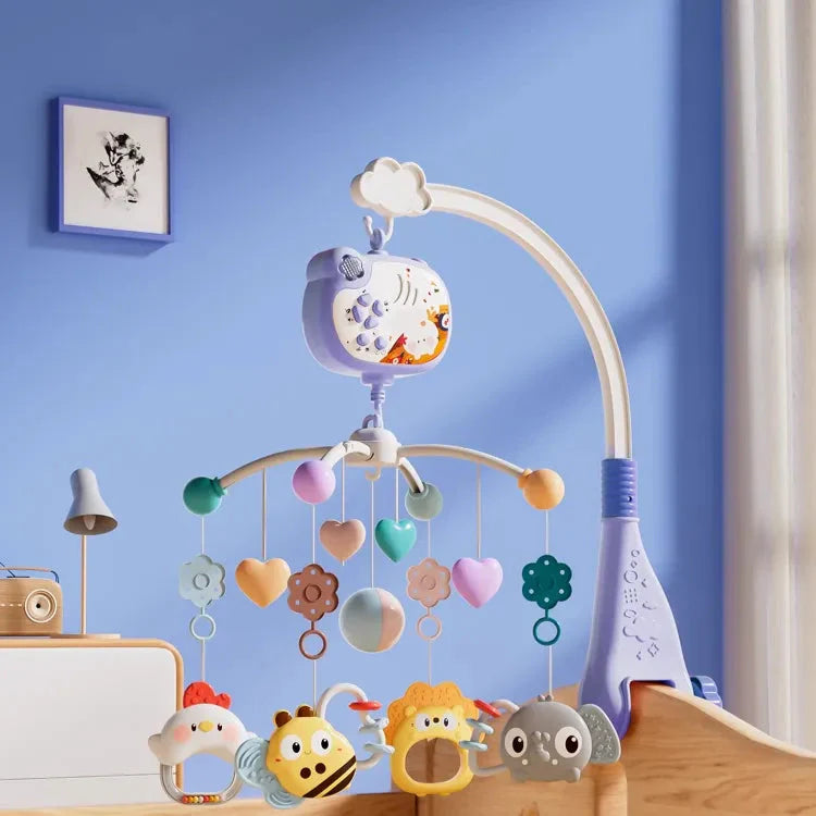 Spinning Bed Bells with Music