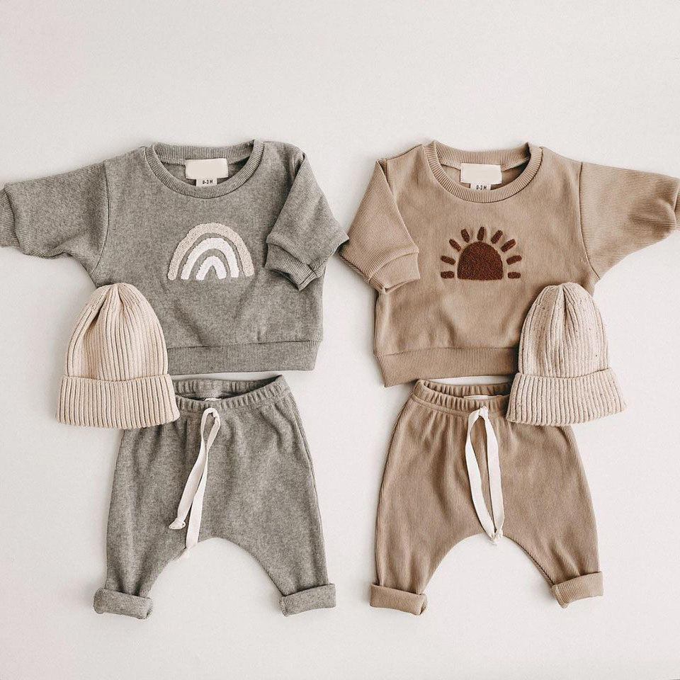 Sun and Rainbow Baby Lounge Set
