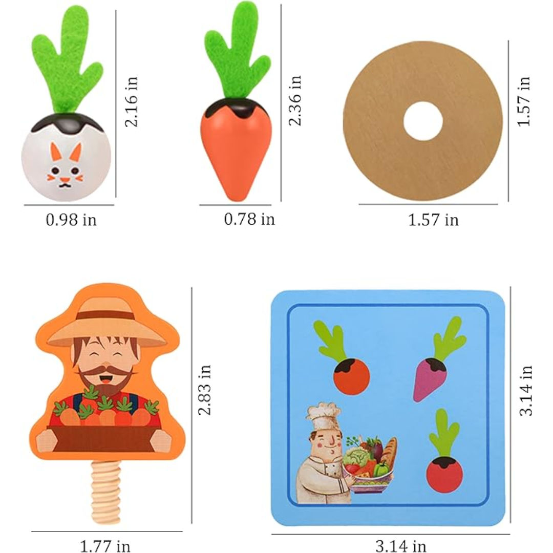 Kids' Vegetable Play Set – Fun Role-Playing Toy