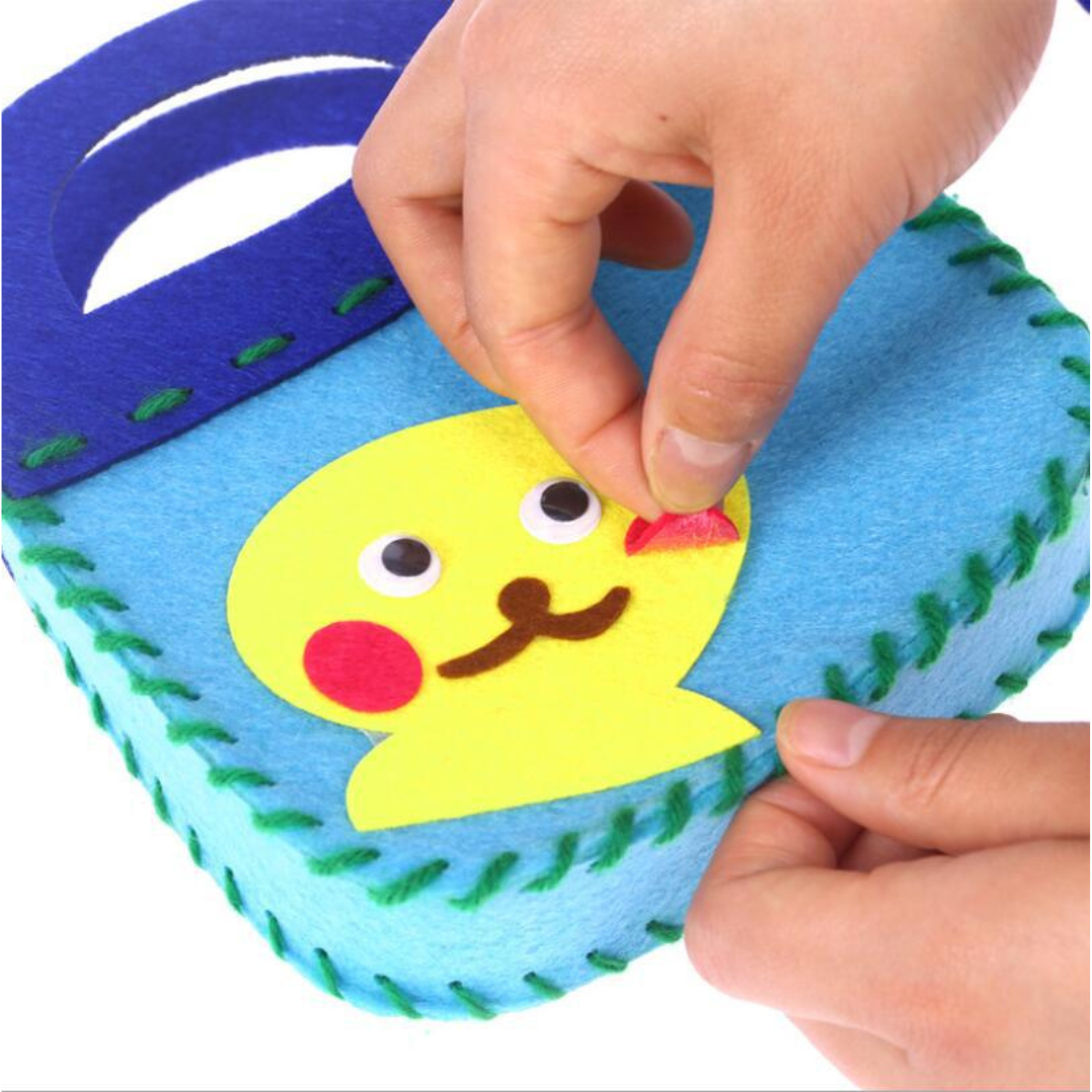 Children's Felt Bag Sewing Kit – Safe and Creative Fun!