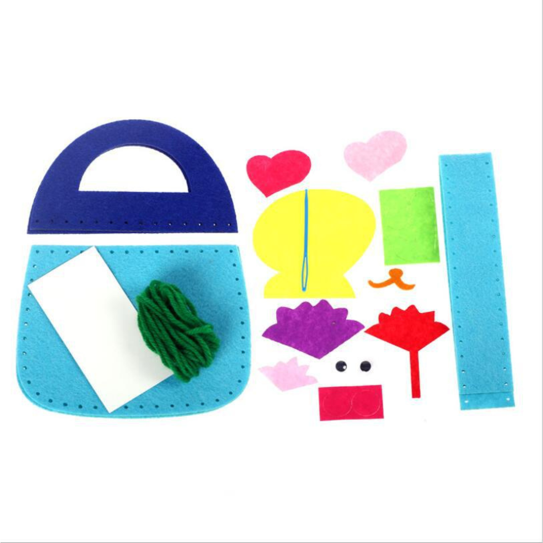 Children's Felt Bag Sewing Kit – Safe and Creative Fun!