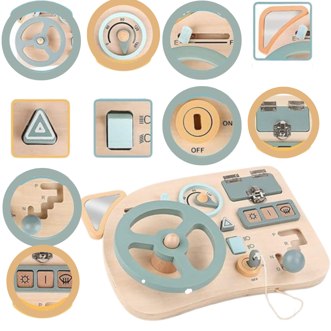 Wooden Sensory Toy for Infants – Promoting Early Development