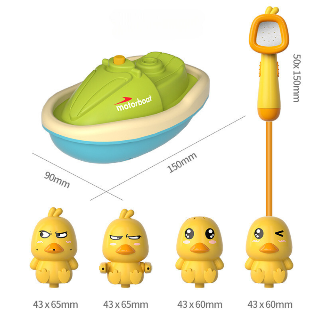 Fountain and Shower Bath Duck