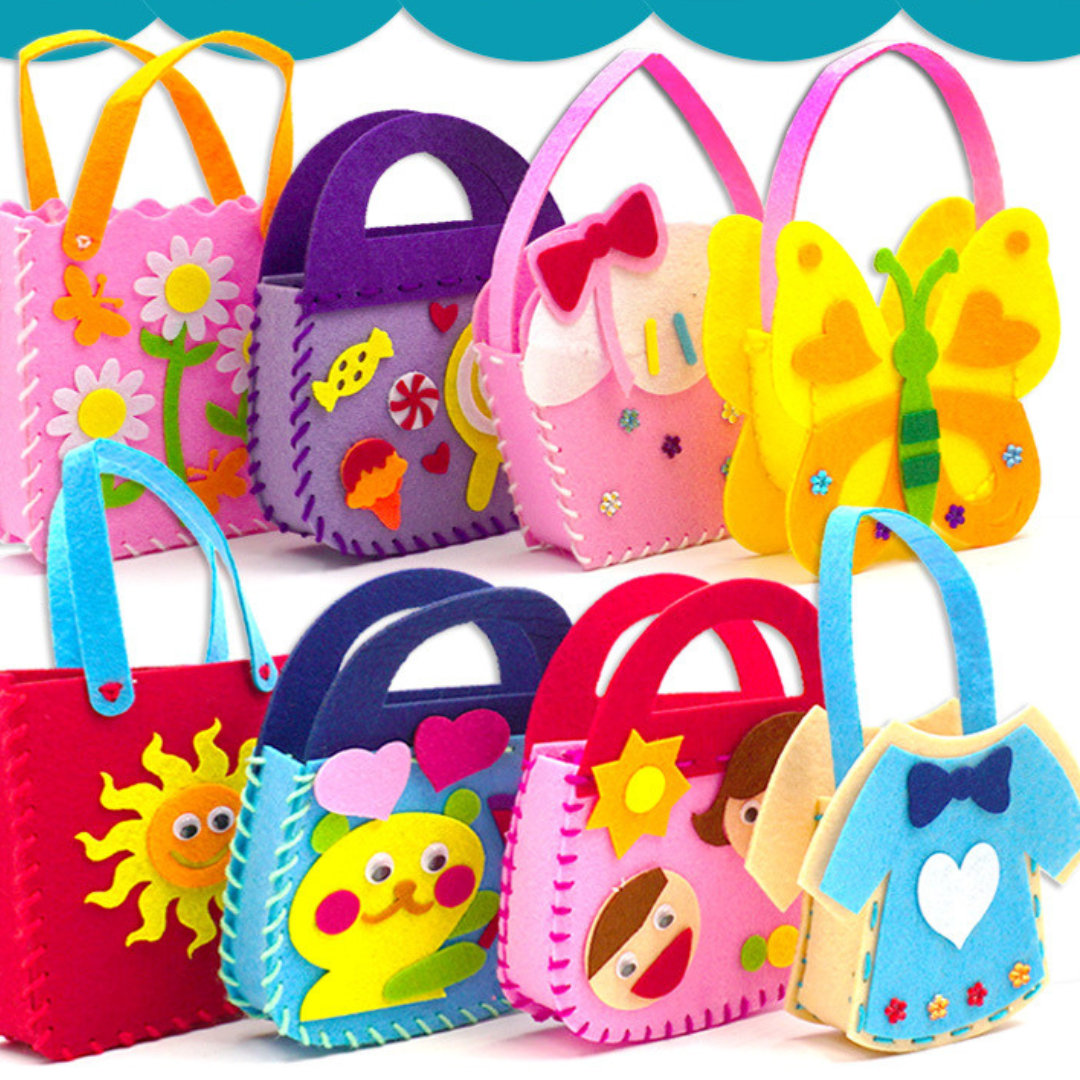 Children's Felt Bag Sewing Kit – Safe and Creative Fun!