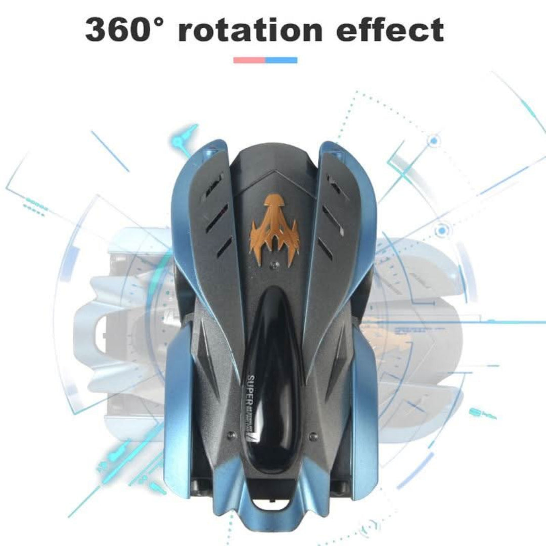 Wall-Crawling RC Stunt Car - Defy Gravity with Thrilling Wall and Ceiling Driving!