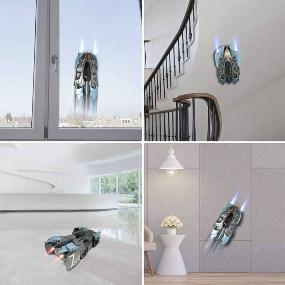 Wall-Crawling RC Stunt Car - Defy Gravity with Thrilling Wall and Ceiling Driving!