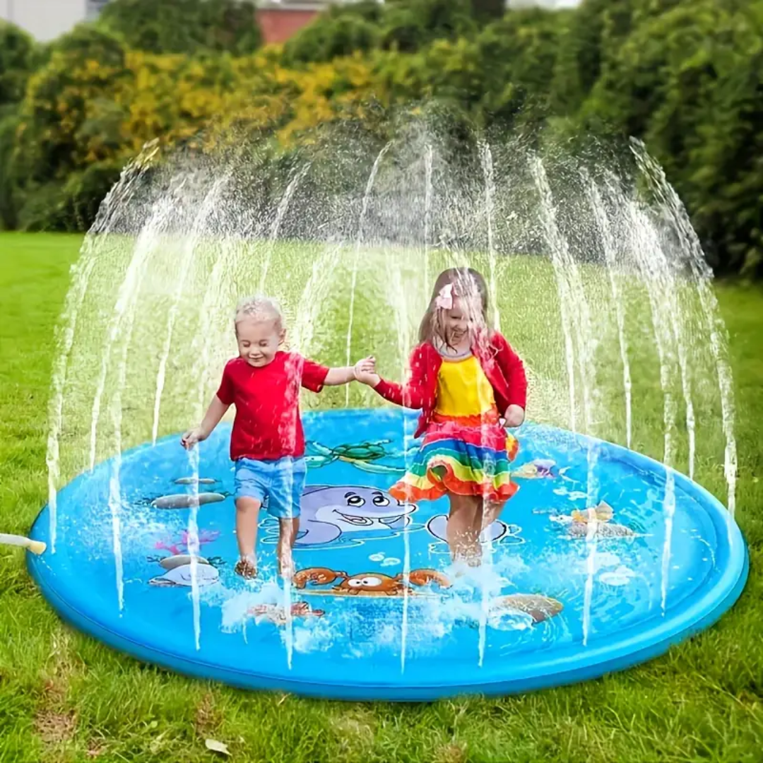 Outdoor Fountain Fun Water Play Mat for Kids