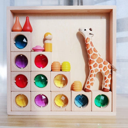 Wooden Gem Blocks