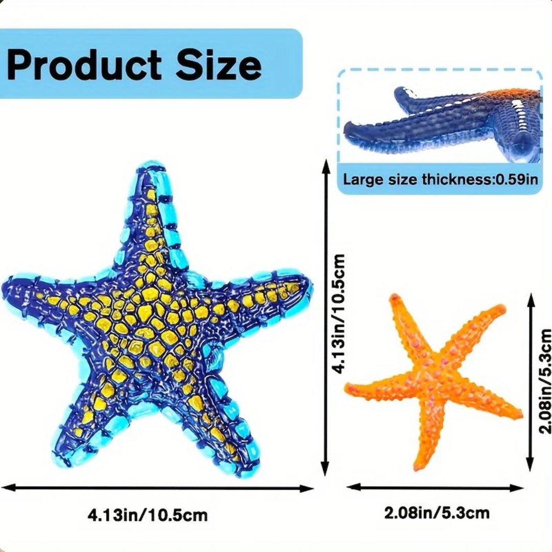 Starfish Beach Toy – Soft PVC Rubber for Pool and Sand Fun