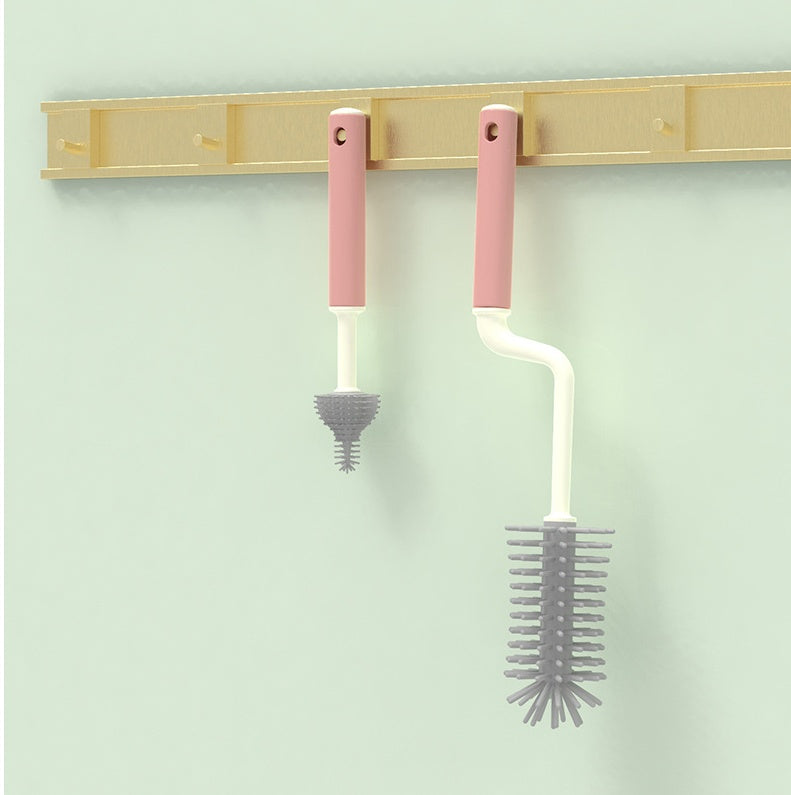 Silicone Bottle Cleaning Brush Set