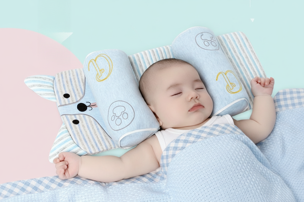 Velora™ Gentle Support Baby Head Pillow