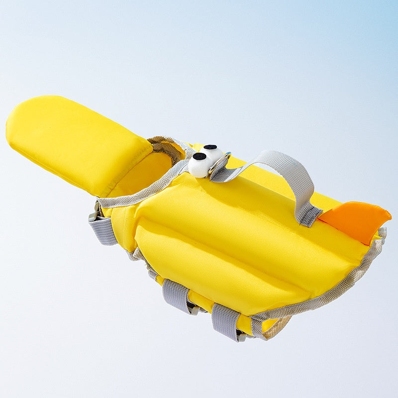 Dog Swimsuit Big Eyed Cute Life Jacket Summer Swimming