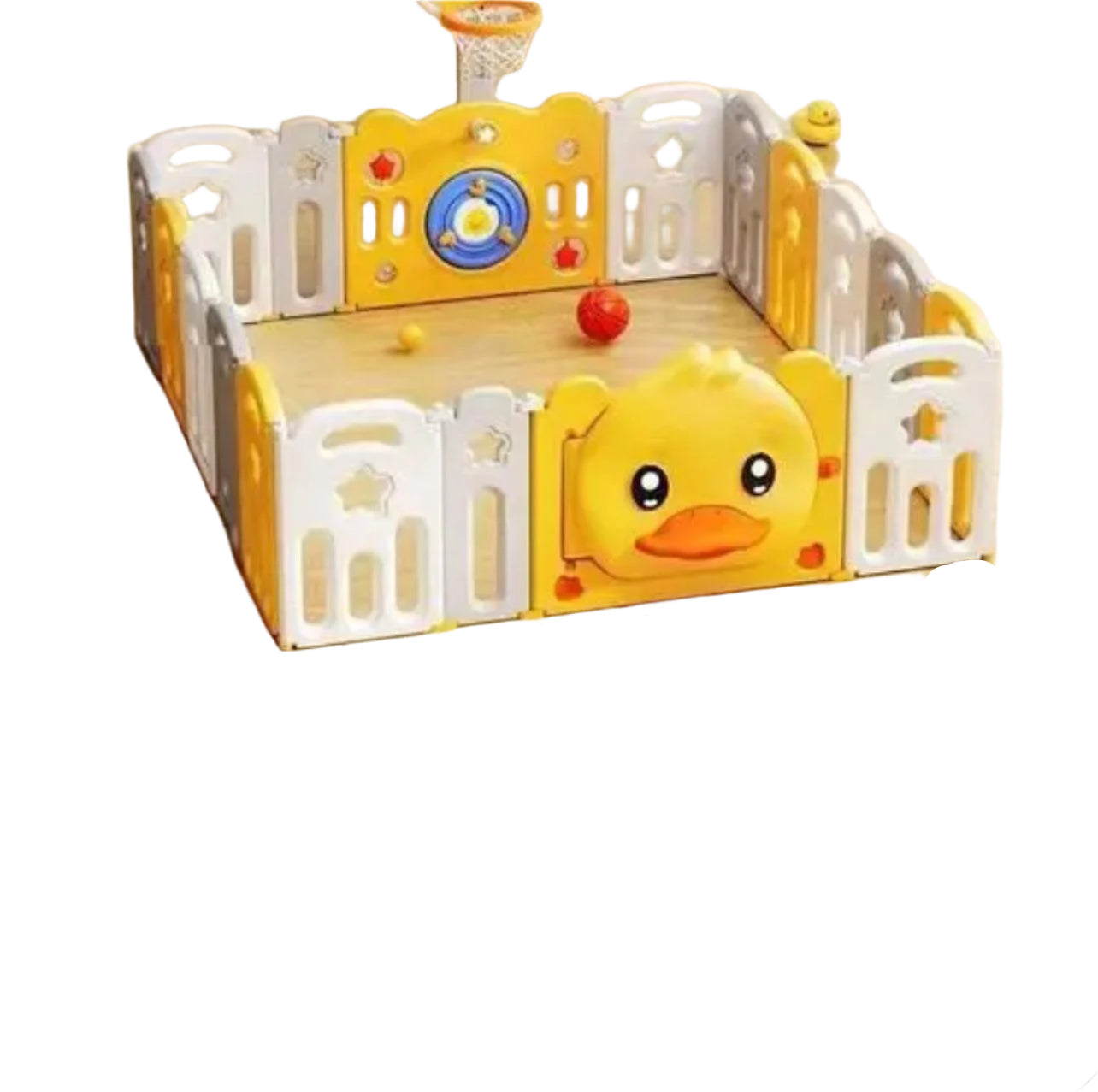 Baby Play Pen With Basketball Hoop