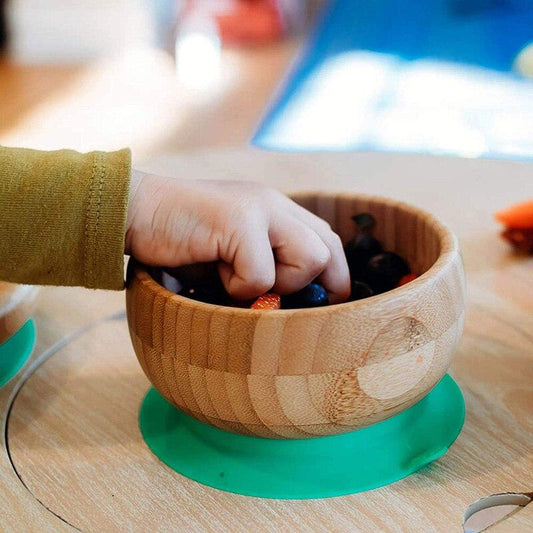 Bamboo Suction Bowl and Spoon