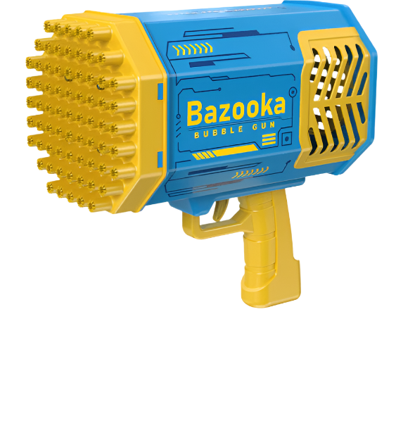 Bubble Gun Rocket Toy