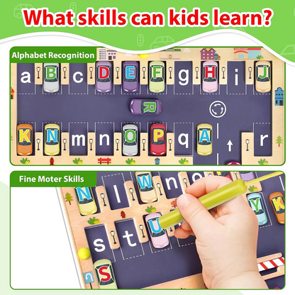 Wooden Magnetic Alphabet Maze Letter Puzzle