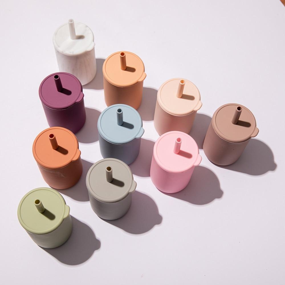 Coco Silicone Sippy Cup - Candyfloss product view