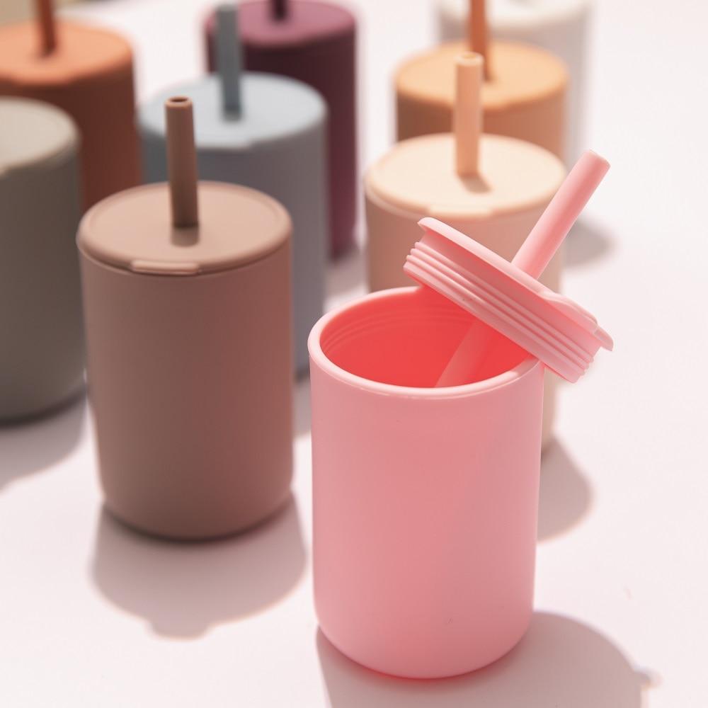 Coco Silicone Sippy Cup - Pumpkin product view