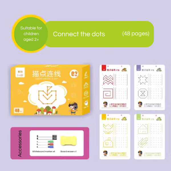 Toy - Dot-to-dot drawing (128pages) product view