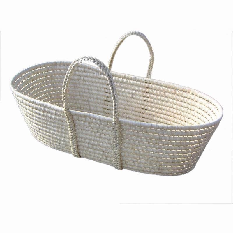 Corn Husk Woven Crib