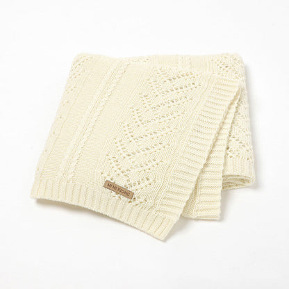 Knitted Cotton Baby Blanket