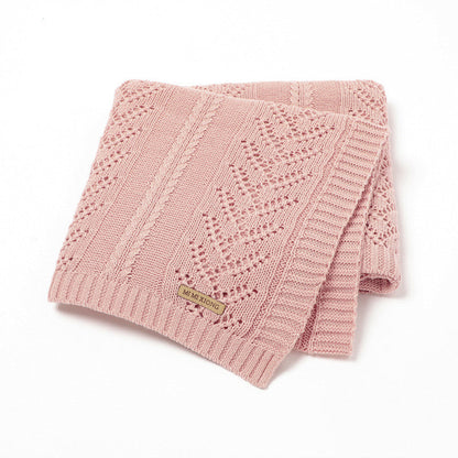 Knitted Cotton Baby Blanket