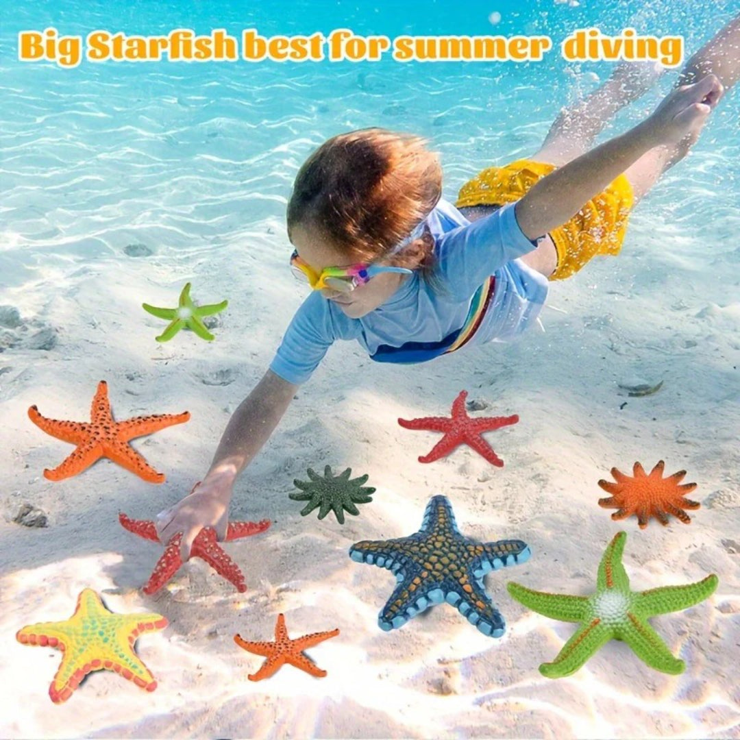 Starfish Beach Toy – Soft PVC Rubber for Pool and Sand Fun