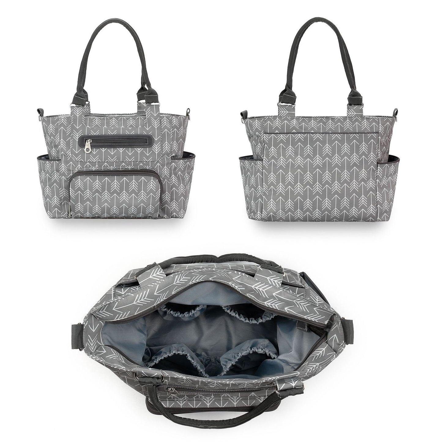 Deluxe Lightweight Large Diaper Bag 7 Pieces Set
