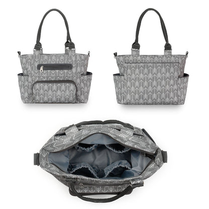Deluxe Lightweight Large Diaper Bag 7 Pieces Set