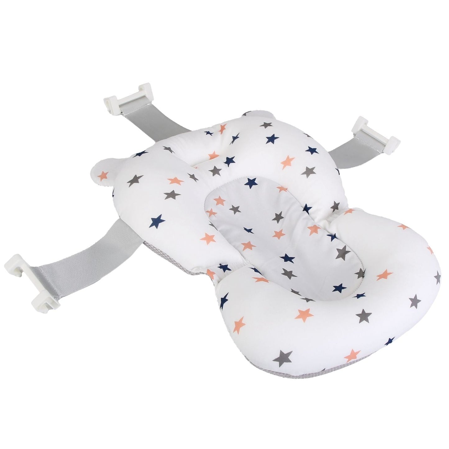 Baby Bath Cushion Mat for Foldable Baby Bathtub with Built-in Thermometer